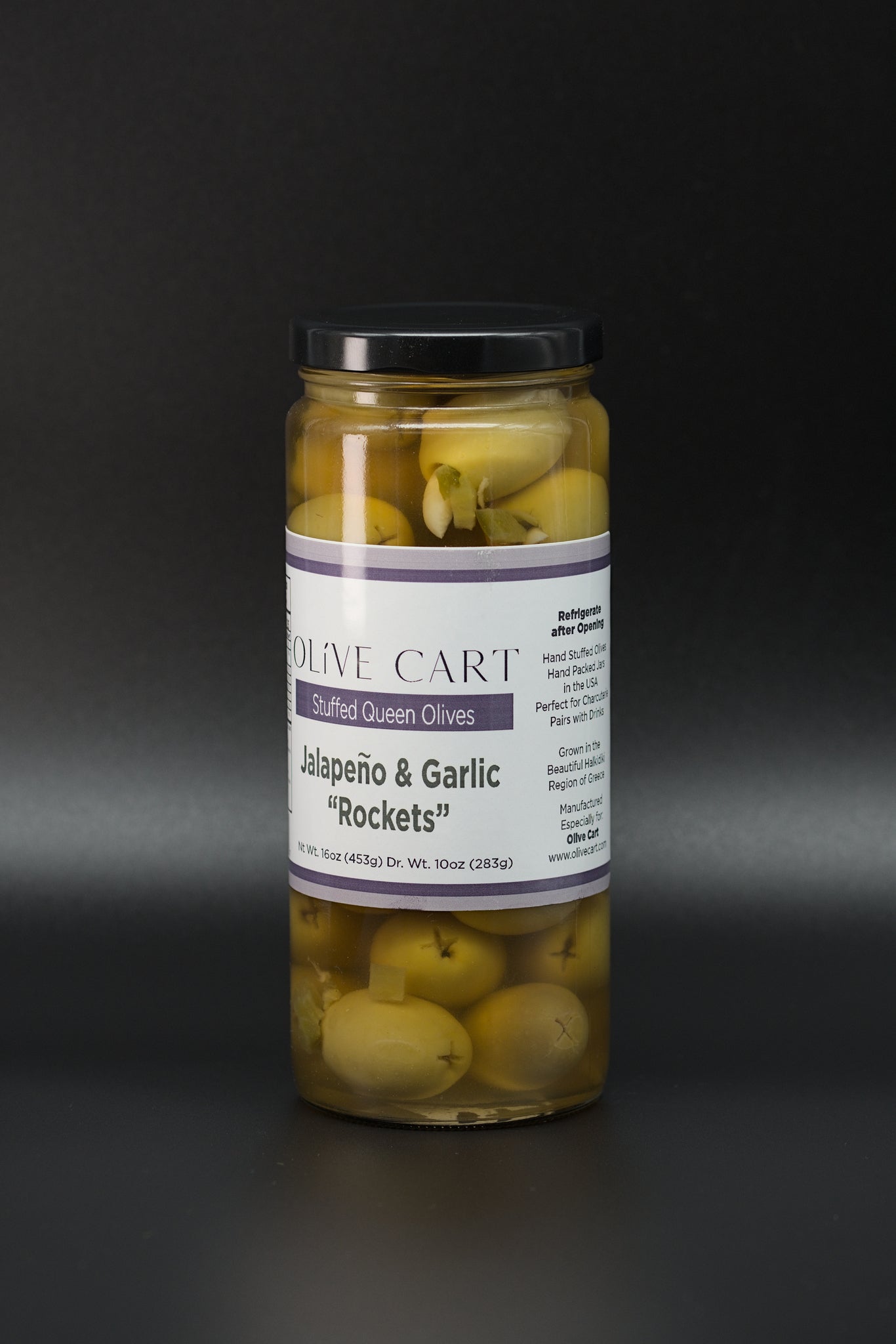 Rockets Jalapeno & Garlic Stuffed Olives
