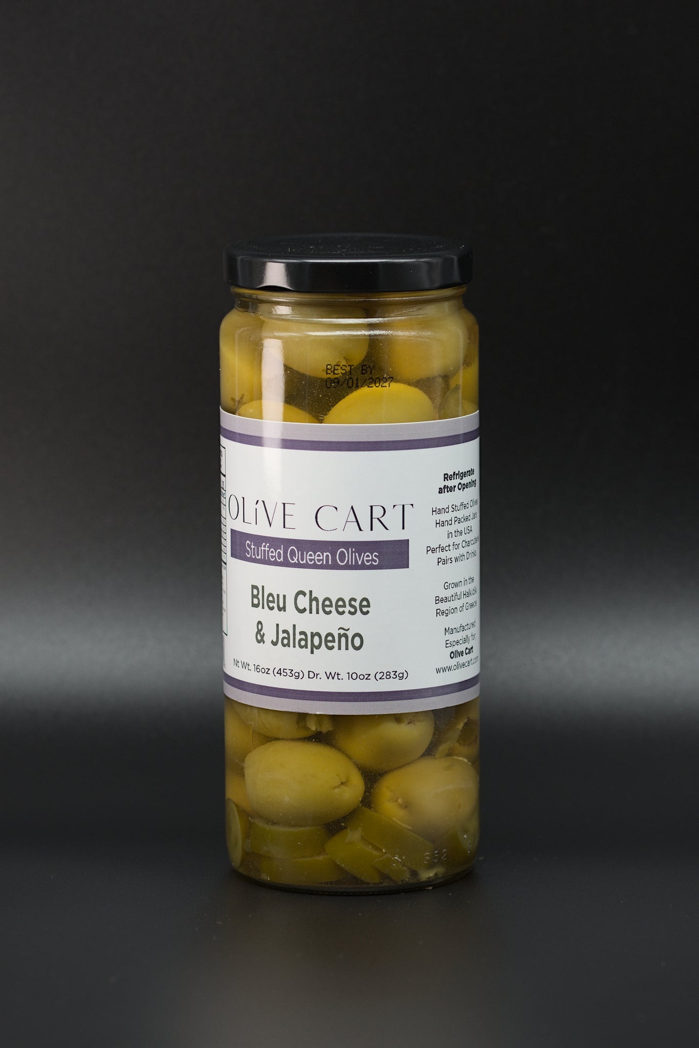 Jalapeno & Bleu Cheese Stuffed Olives