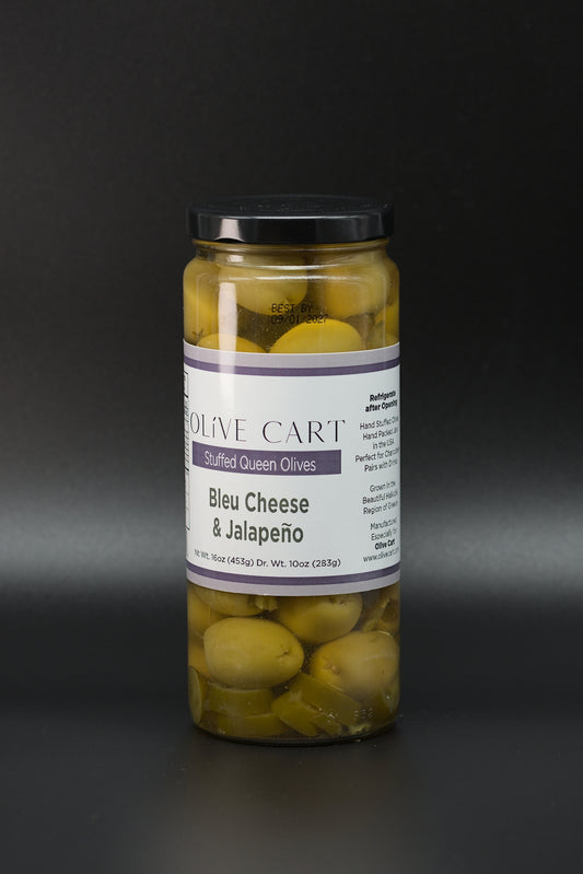 Jalapeno & Bleu Cheese Stuffed Olives