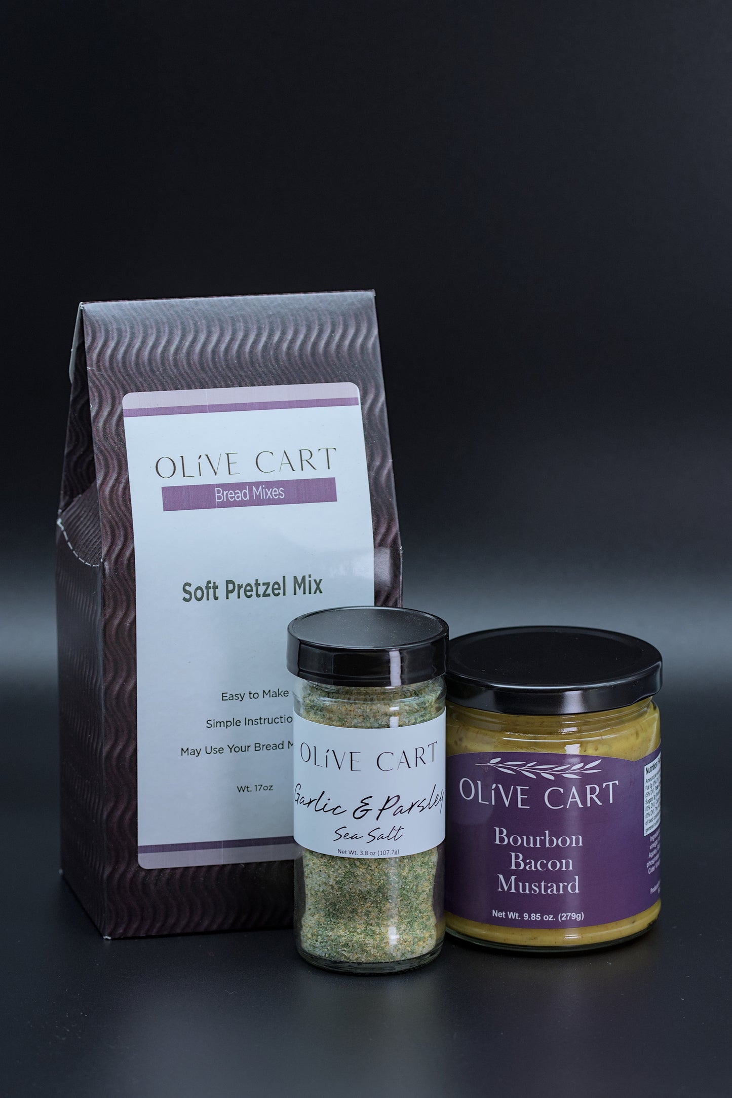 Homemade Soft Pretzel, Sea Salt & Gourmet Mustard Kit