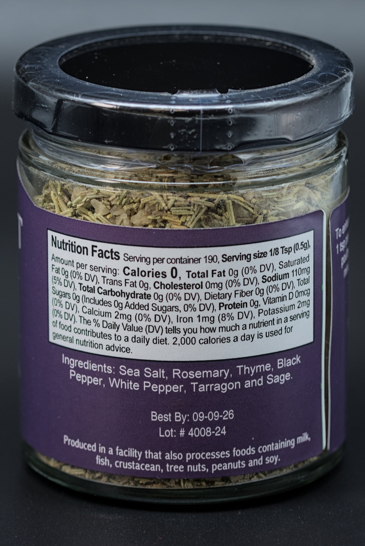 Chicken & Poultry Sea Salt Rub