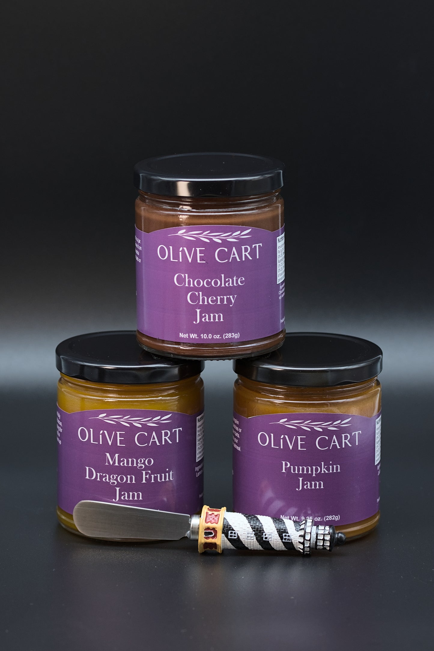 Jams & Jellies 3-Pack w/ Spreader
