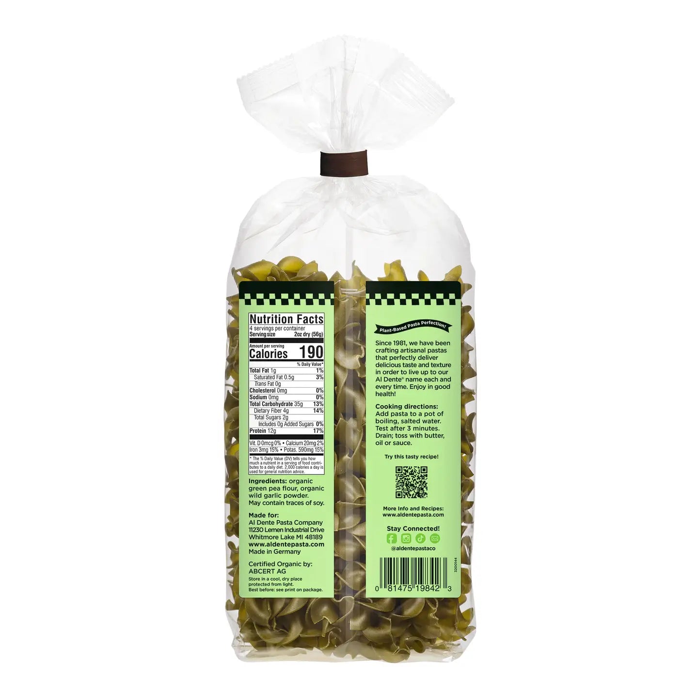 Green Pea+Wild Garlic Pasta