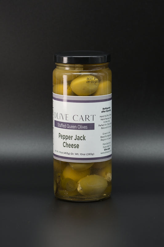 Pepper Jack Cheese Stuffed Olives