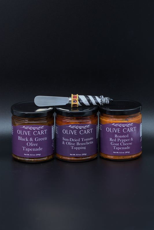 Tapenade 3-Pack w/ Spreader