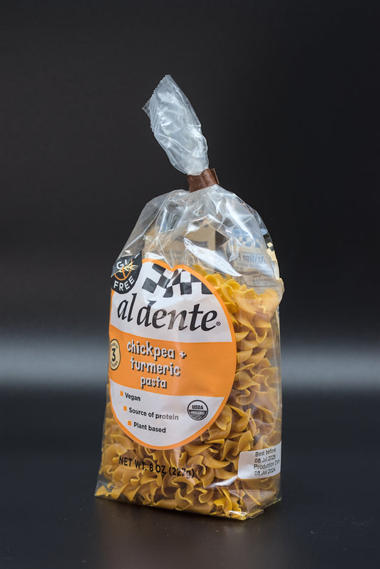 Chickpea+Turmeric pasta