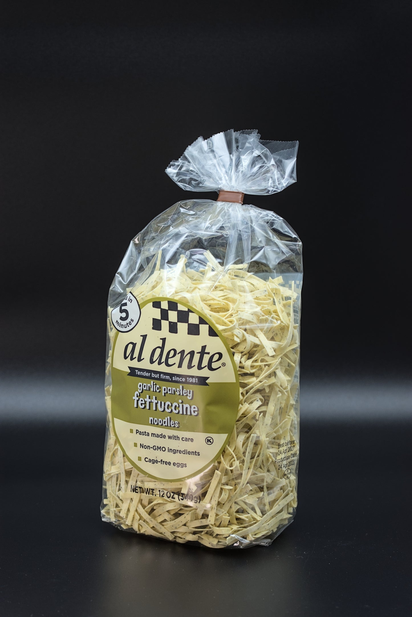 Garlic Parsley Fettuccine
