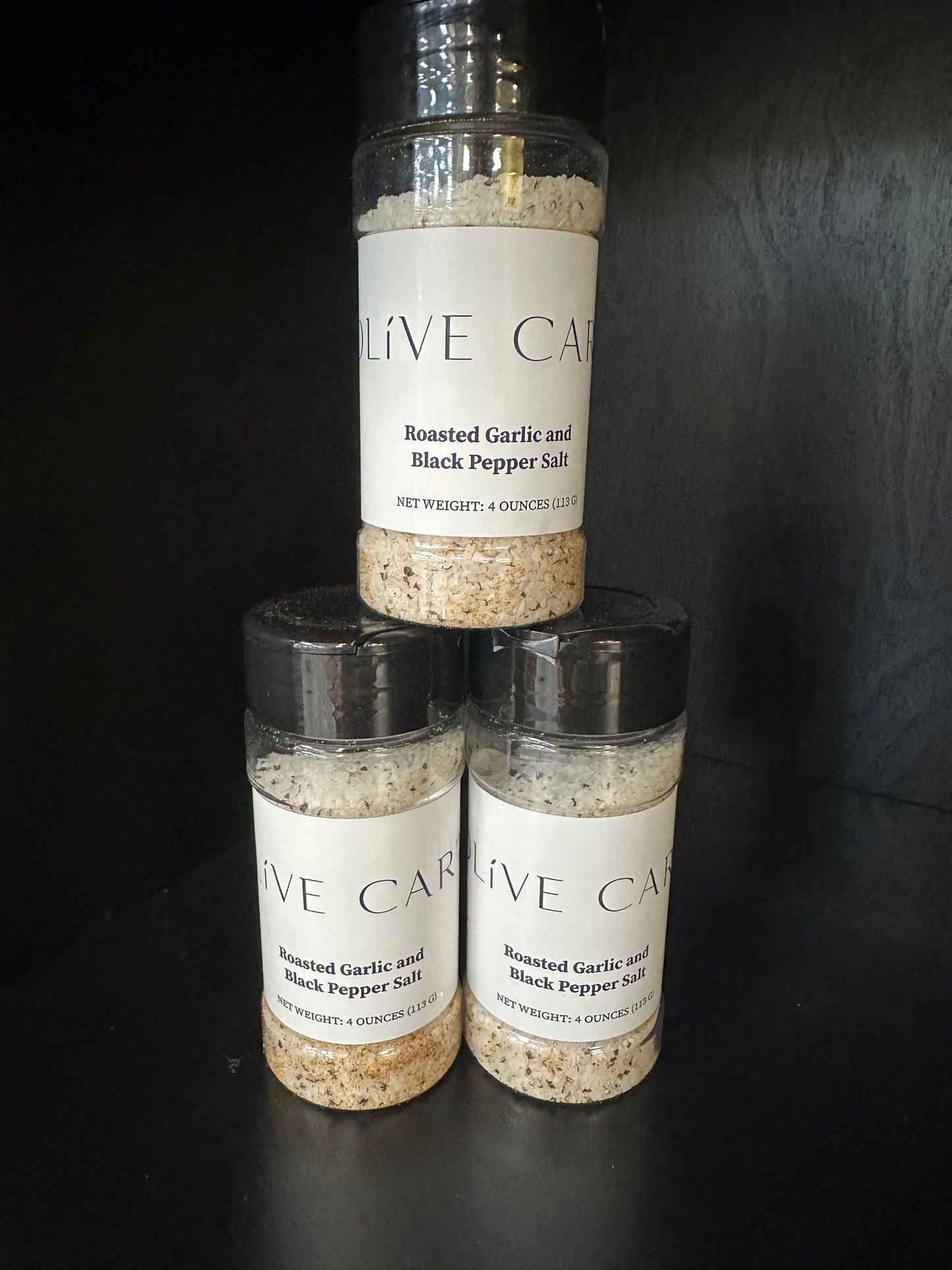 Roasted Garlic & Black Pepper Salt