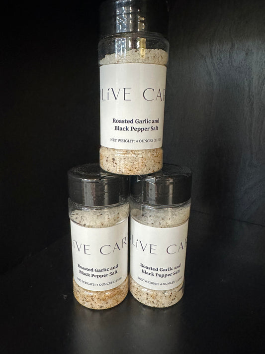 Roasted Garlic & Black Pepper Salt
