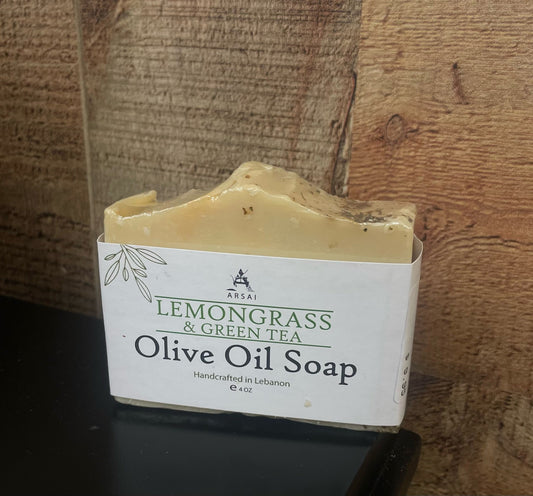 Lemongrass & Green Tea Olive Oil Soap